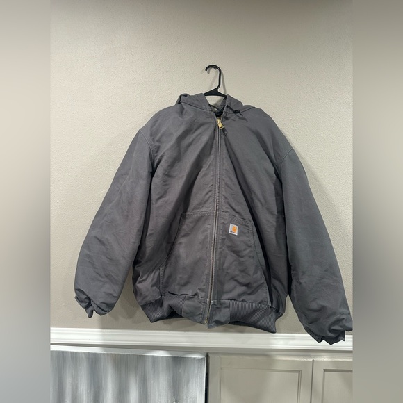 Carhartt Men’s Big & Tall Duck Active Jacket Loose Fit - Picture 3 of 7